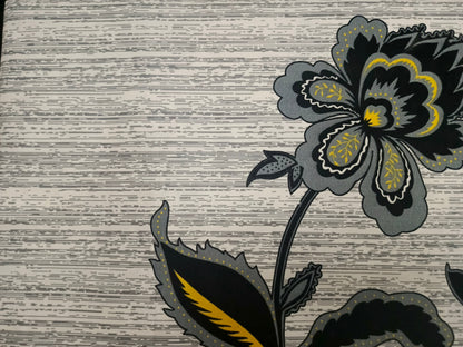 Crystal Cotton King Size Double Bed Sheet By Rooma - Elegant Floral Design (Design #5724)