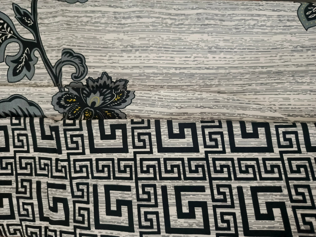 Crystal Cotton King Size Double Bed Sheet By Rooma - Elegant Floral Design (Design #5724)