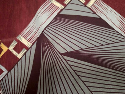 Rooma Crystal Cotton King Size Bed Sheet – Geometric Print Design #8984