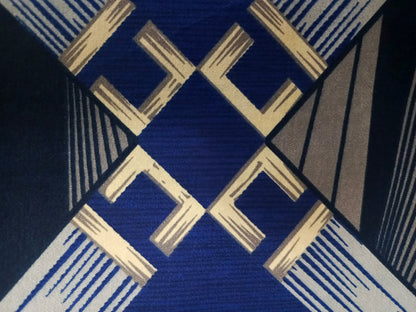 Rooma Crystal Cotton King Size Bed Sheet – Bold Geometric Elegance Design #8984